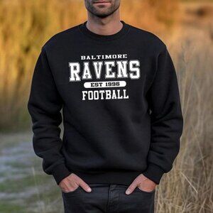 Baltimore Ravens Football Sweatshirt Retro NFL Crewneck Vintage Fan Gift 05